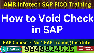How to Void Check in SAP - SAP S4Hana Finance CLASS 42