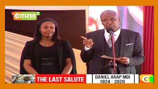 Light Moment As Gideon Moi Appreciates His Daughter And Mother