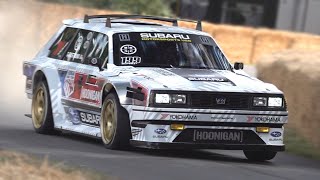 Travis Pastrana At Goodwood Fos 2023 | 862Hp Subaru Gl Wagon 