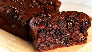 🍫 The MOISTEST, Fudgiest Double Chocolate Banana Brownie Bread You'll Ever Bake!