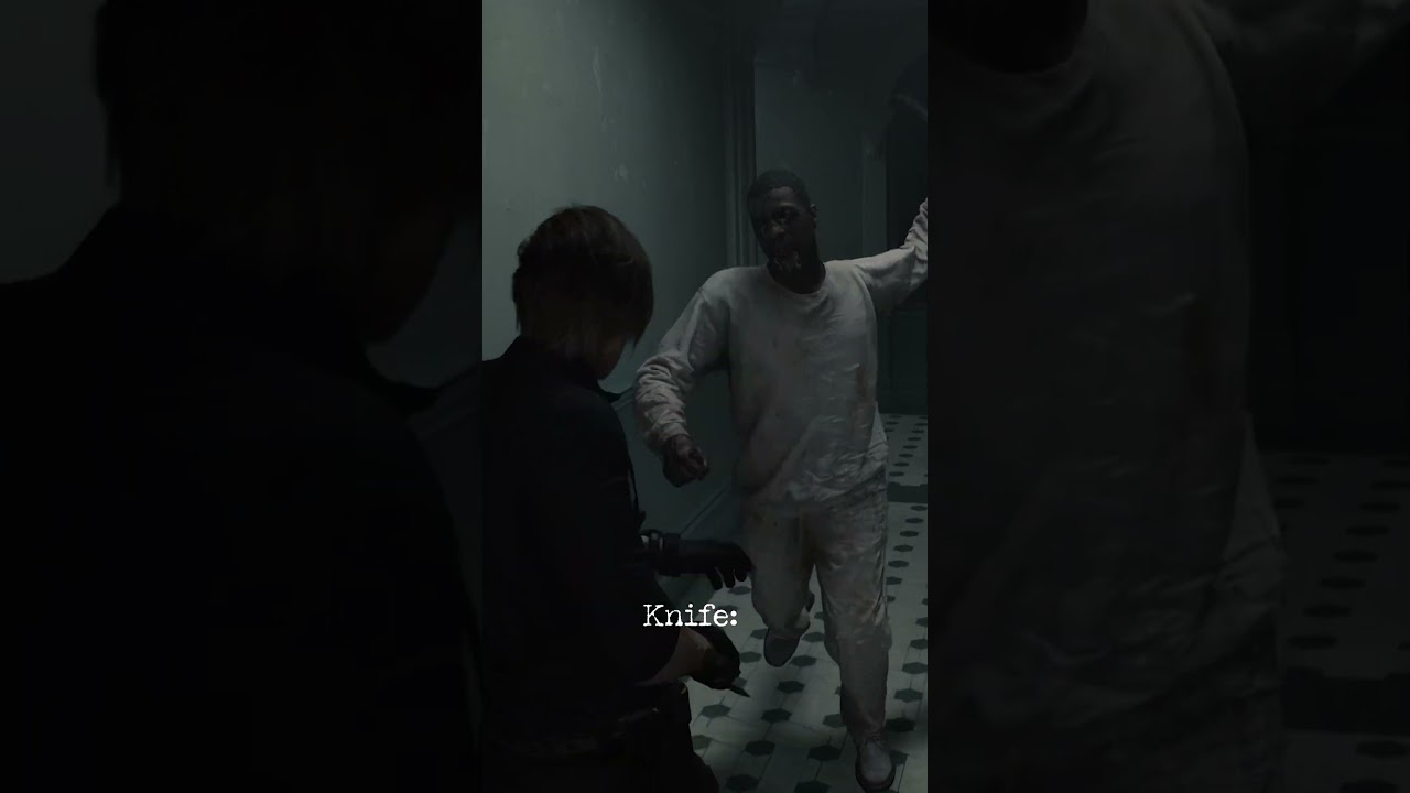 Leon's parry game remains strong 🪓 #residentevilrequiem