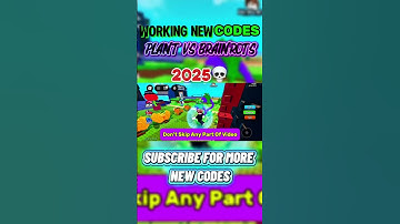 🌿 NEW ALL WORKING CODES in PLANTS VS BRAINROTS (October 2025 Update!)