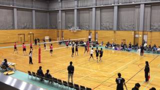 20170226 5学連 決勝トーナメント 第3試合 中国選抜vs関西選抜 1セット目