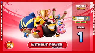 HOW TO GET 3 Stars for LEVEL 1 ANGRY BIRDS FRIENDS TOURNAMENT 1392 without POWER ( NO POWER-UP ) screenshot 5
