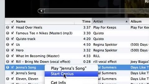 How to Make a Genius Mix on iTunes : Using iTunes
