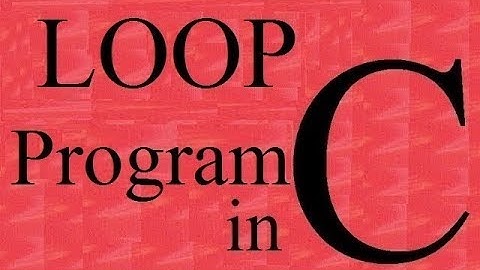 C Programming Tutorial - loop in C Language (Program) | Learn C language| Saurabh Bhargava