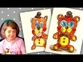 Как нарисовать Фредди / How to draw Freddy FNAF / с Катей и РыбаКит