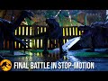 Jurassic World Dominion Final Battle Stop Motion T Rex Vs Giganotosaurus Hammond Collection 