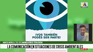 Marcos Novillo y la comunicacion en las crisis ambientales