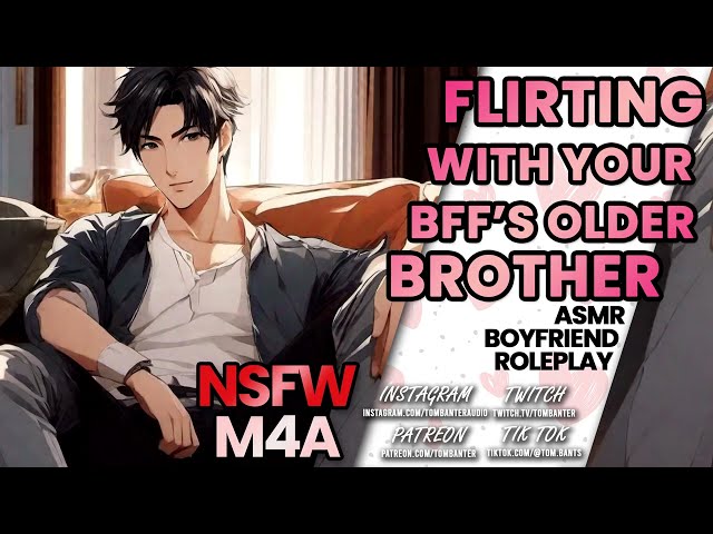 💕Sneaking a kiss w/ your Bff's older brother | M4A ASMR Audio Role Play class=