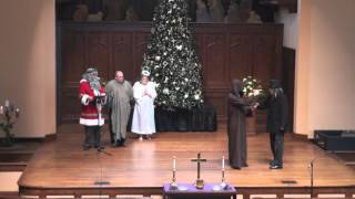 The reading and acting of the Scripture from Luke 16:19-31