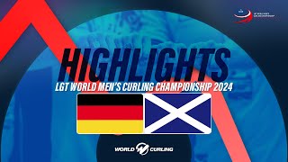 Germany  v Scotland - LGT World Men's Curling Championship 2024 - Highlights