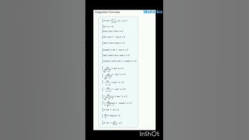 Integration all formula || Hsc higher math || 1st paper chapter 2 || #importantinfo #helpfulvideo