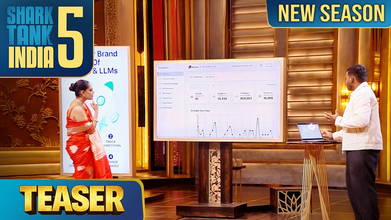 Still from vryse's Shark Tank India pitch