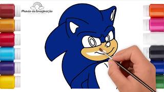 Desenhos de Sonic 2 O filme para Colorir