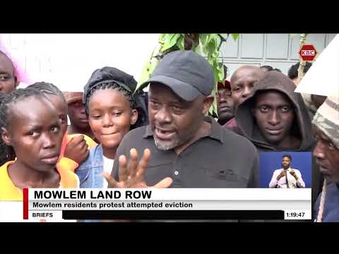 Mowlem Estate Residents Protest Attempted Eviction