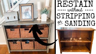 ⭐️ HOW TO RESTORE furniture without sanding or stripping!