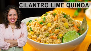 Cilantro lime QUINOA recipe: your RICE alternative