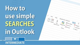 Outlook: Simple searches by From, Has Attachment, Categories, and Dates by Chris Menard