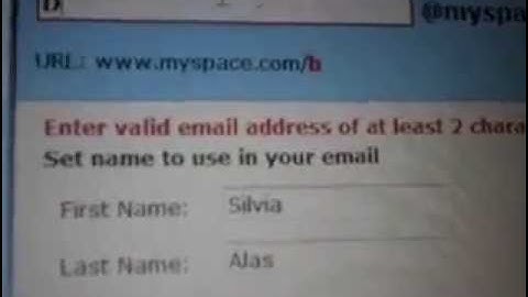 How to change your myspace url