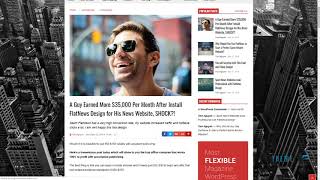 FlatNews -“ Responsive Magazine WordPress Theme      Norm Jack