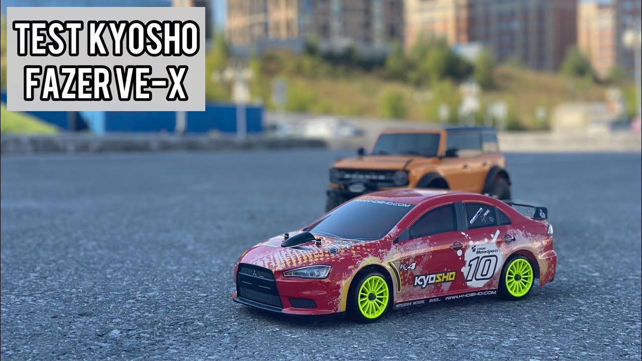 Kyosho Fazer VE-X speed test and RC DRIFT from Lancer