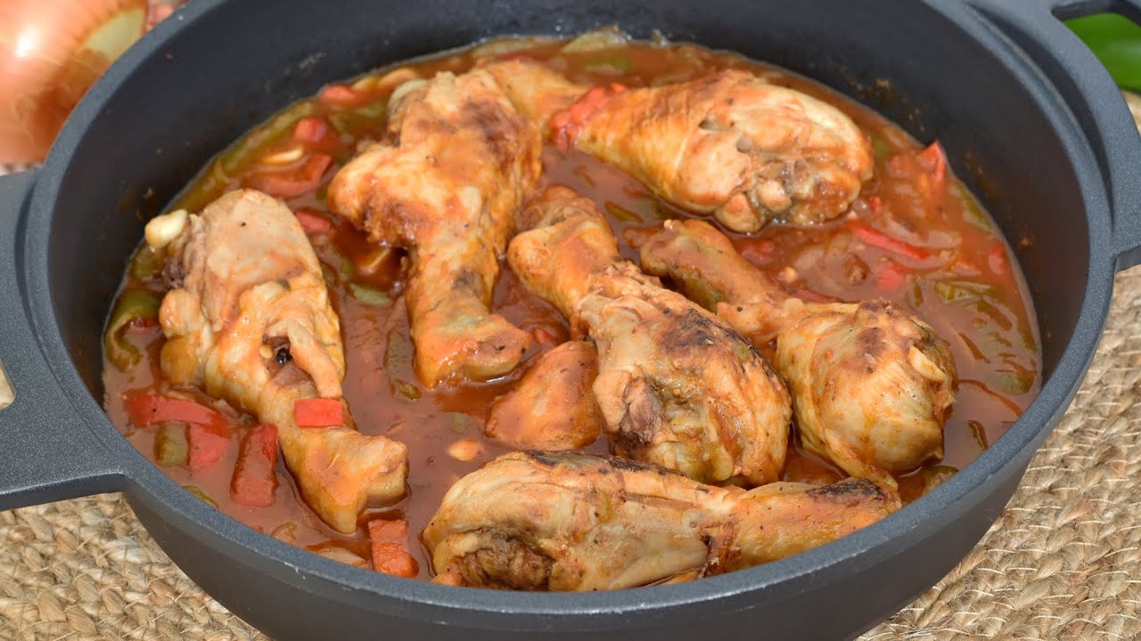 Pollo al chilindrón, como lo hacía mi abuela