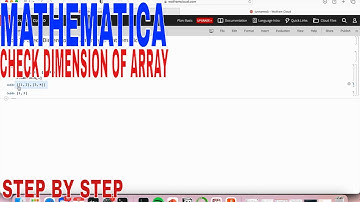 ✅  How To Check Dimensions Of An Array In Mathematica 🔴