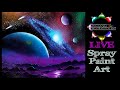 'Inhabit' | Spray Paint art by Spray Creations | Live Painting!