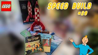SPEED BUILD LA FUSEE DE TINTIN® (set Ideas 21367)