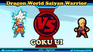 Dragon World Saiyan Warrior – Unlock Goku Ultra Instict vs Krillin | AniGaming2048 screenshot 1