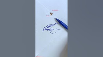 SM Ramiz 🦅 signature | Eagle Signature | #eagle #signature #howtosign #shorts