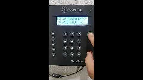 Initial Biometric Enrollment Process