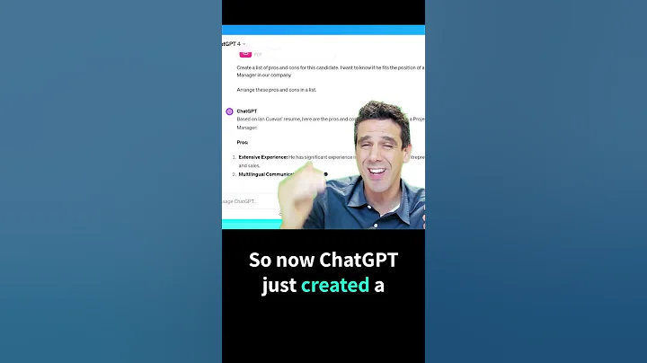 Revolutionizing HR: AI in Candidate Analysis with ChatGPT4 #tutorial #howto #HR #ai