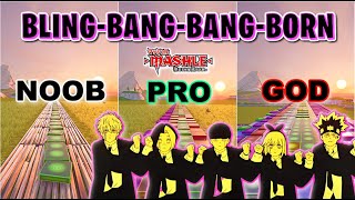 Creepy Nuts｢Bling-Bang-Bang-Born｣ [MASHLE] Noob vs Pro vs God (Fortnite Music Blocks Cover)