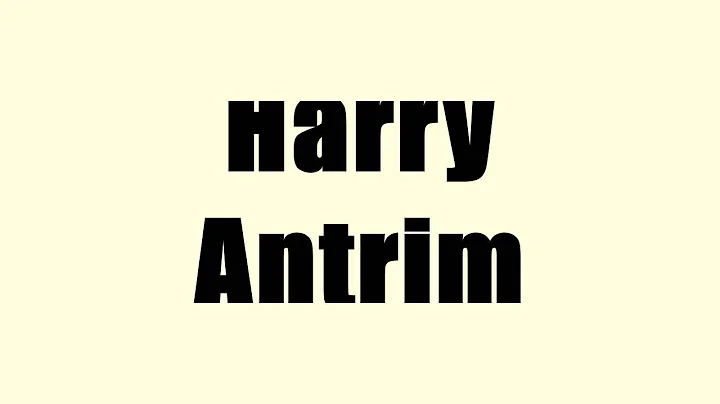 Harry Antrim