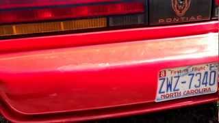 1991 Pontiac Firebird V6 exhaust clip. Walker Cat-back, 1 1/4, Walker hush muffler 1991 Pontiac Firebird V6