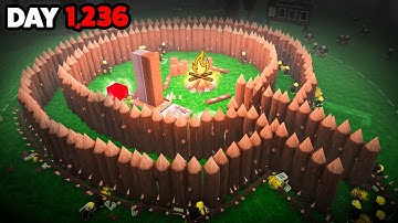 I Built the SAFEST AFK Base in 99 Nights in the Forest..