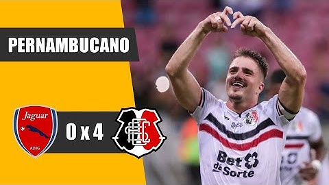 JAGUAR 0 X 4 SANTA CRUZ | GOLS | PERNAMBUCANO 2025