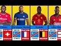 🇨🇩 DR CONGO ORIGIN FOOTBALL PLAYERS  PLAYING FOR EUROPEAN  COUNTRIES