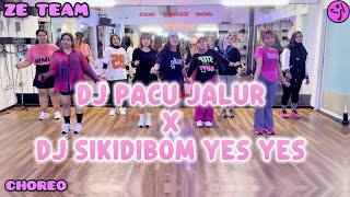 DJ PACU JALUR X SIKIDIBOM YES YES ➖ VIRAL TIK TOK / ZUMBA / DANCE WORKOUT / ZE TEAM BALIKPAPAN 💜🖤