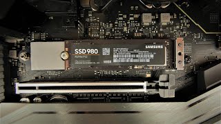 Samsung 980 SSD NVME unboxing and benchmarks