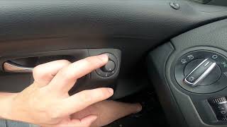 How to Adjust Side Mirrors in Volkswagen Polo V ( 2009 – 2017 ) - Side Mirrors Position Resimi