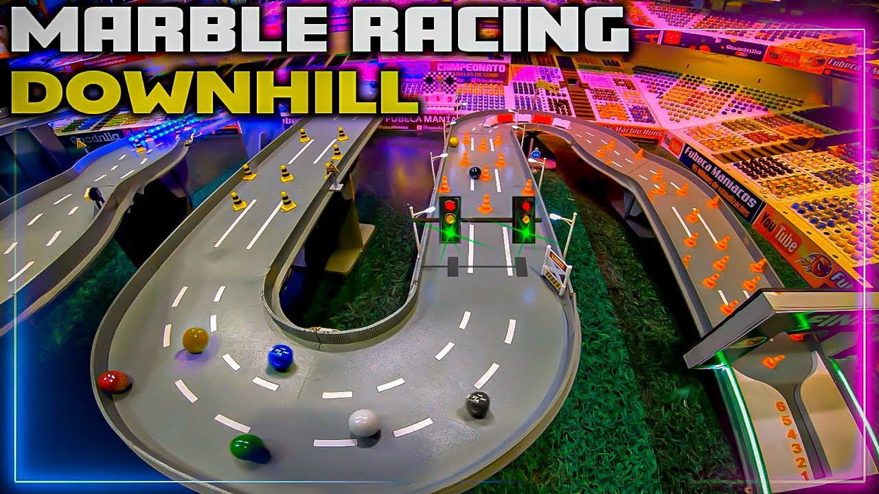 Pista de Bolinhas de gude - Downhill FINAL - Feiras e eventos - YouTube