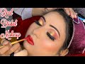 Real bridal makeup step by step in Hindi/ summer season bridal makeup/HD bridal makeup tutorial