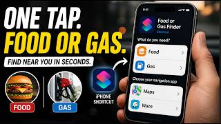 Find Food or Gas in Seconds (iPhone Shortcut You’ll Actually Use)