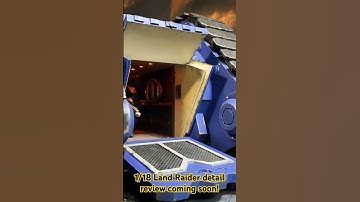 My Epic 1/18 scratch-built Warhammer Land Raider detail review to come soon! Joytoy action figures