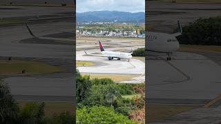 Delta Airlines B767 about to takeoff from SJU Airport #Shorts