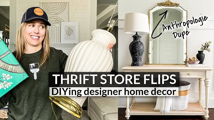 DIY Home Decor Thrift Flips | Anthropologie Mirror...