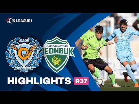 Daegu Jeonbuk Goals And Highlights